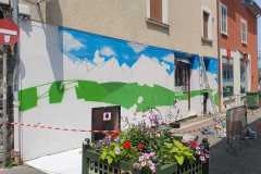 Evolution fresque murale laiterie